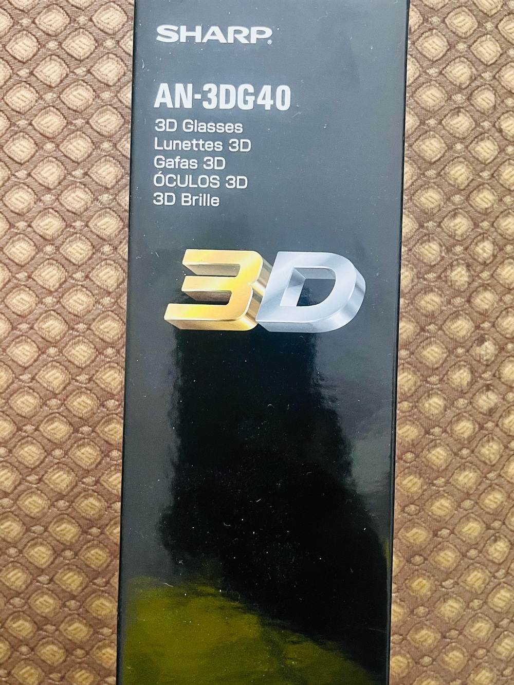 AN-3DG40 3D Glasses - Black